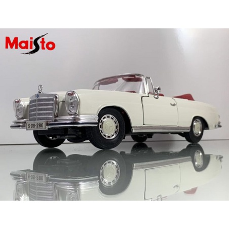 ماکت ماشین مرسیدس بنز MERCEDES 280se Cabrio 1967 by Maisto