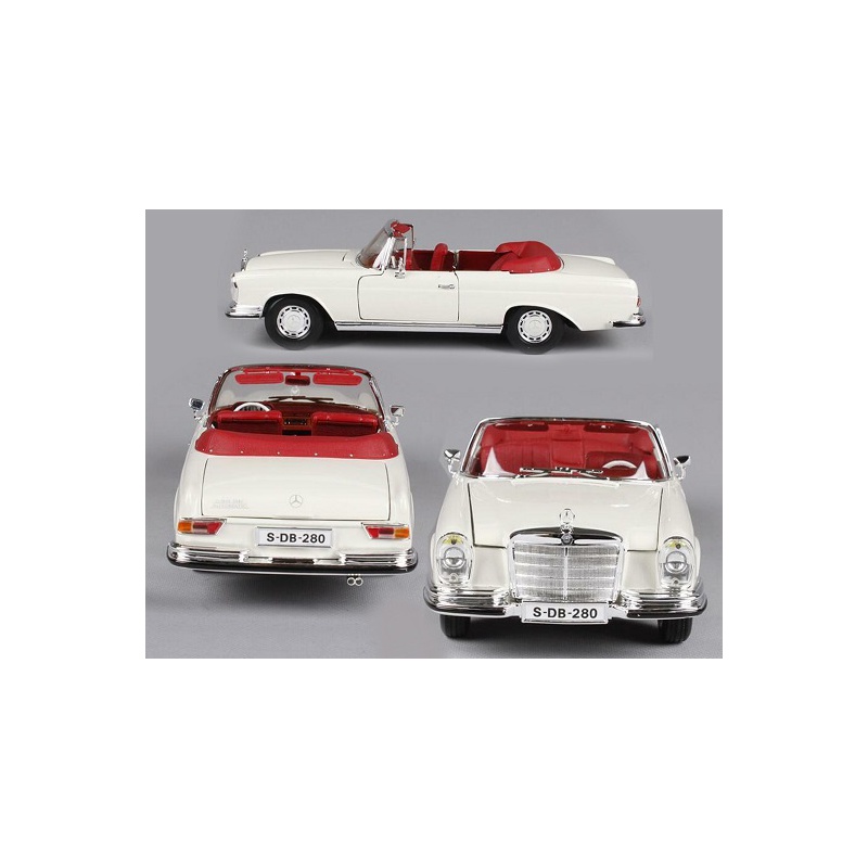 ماکت ماشین مرسیدس بنز MERCEDES 280se Cabrio 1967 by Maisto