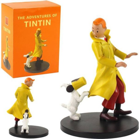 Tintin red armchair فیگور تن تن  به همراه میلو