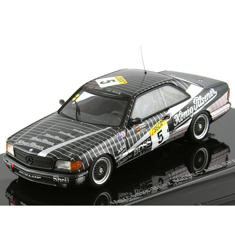 1:43 MERCEDES BENZ 500 SEC AMG Spa 1989  5 silver