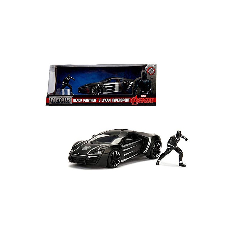 Lykan Hypersport with Avengers Black Panther Figure
