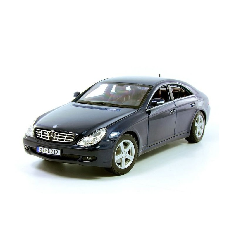 ماکت ماشین مرسیدس بنز MERCEDES BENZ CLS CLASS 2007 -DARK BLUE IN 1-18 SCALE DIECAST REPLICA BY MAISTO