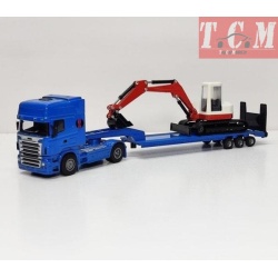 ماکت تریلی حمل بیل مکانیکی...