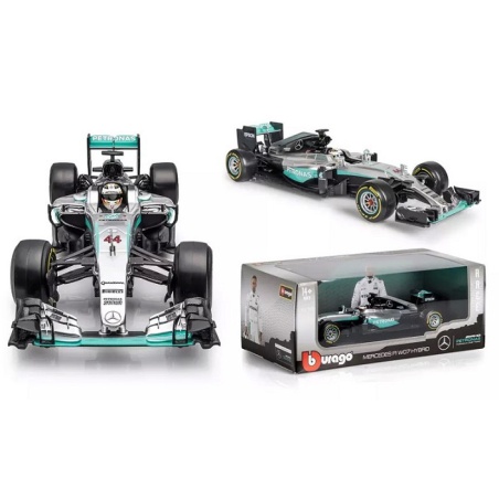 ماکت ماشین مرسیدس بنز   Mercedes Benz F1 W07 Hybrid Racing by BBURAGO